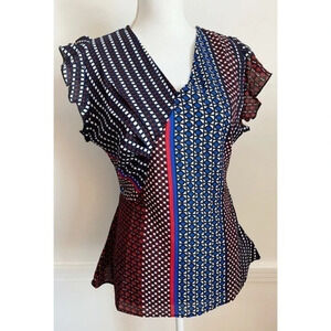 Walter Baker • NWT Tamara Geo Print Blouse